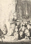 Simeon`s Hymn of Praise Art Print 1630 Painting by Rembrandt (6 Sizes)