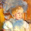 Simone in Plumed Hat Art Print 1903 Painting by Mary Cassatt (6 Sizes)