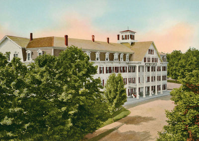 Sinclair House Bethlehem NH in 1911 Vintage Print (7 Sizes) - Premium Print