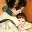 Sleepy Thomas Sucking His Thumb Art Print 1893 by Mary Cassatt (6 Sizes)