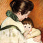 Sleepy Thomas Sucking His Thumb painting by Mary Cassatt (1893)