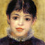 Smiling Young Girl Art Print 1878 Painting by Pierre-Auguste Renoir (6 Sizes)