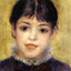 Smiling Young Girl Art Print 1878 Painting by Pierre-Auguste Renoir (6 Sizes)