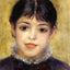 Smiling Young Girl art print by Pierre-Auguste Renoir (1878)