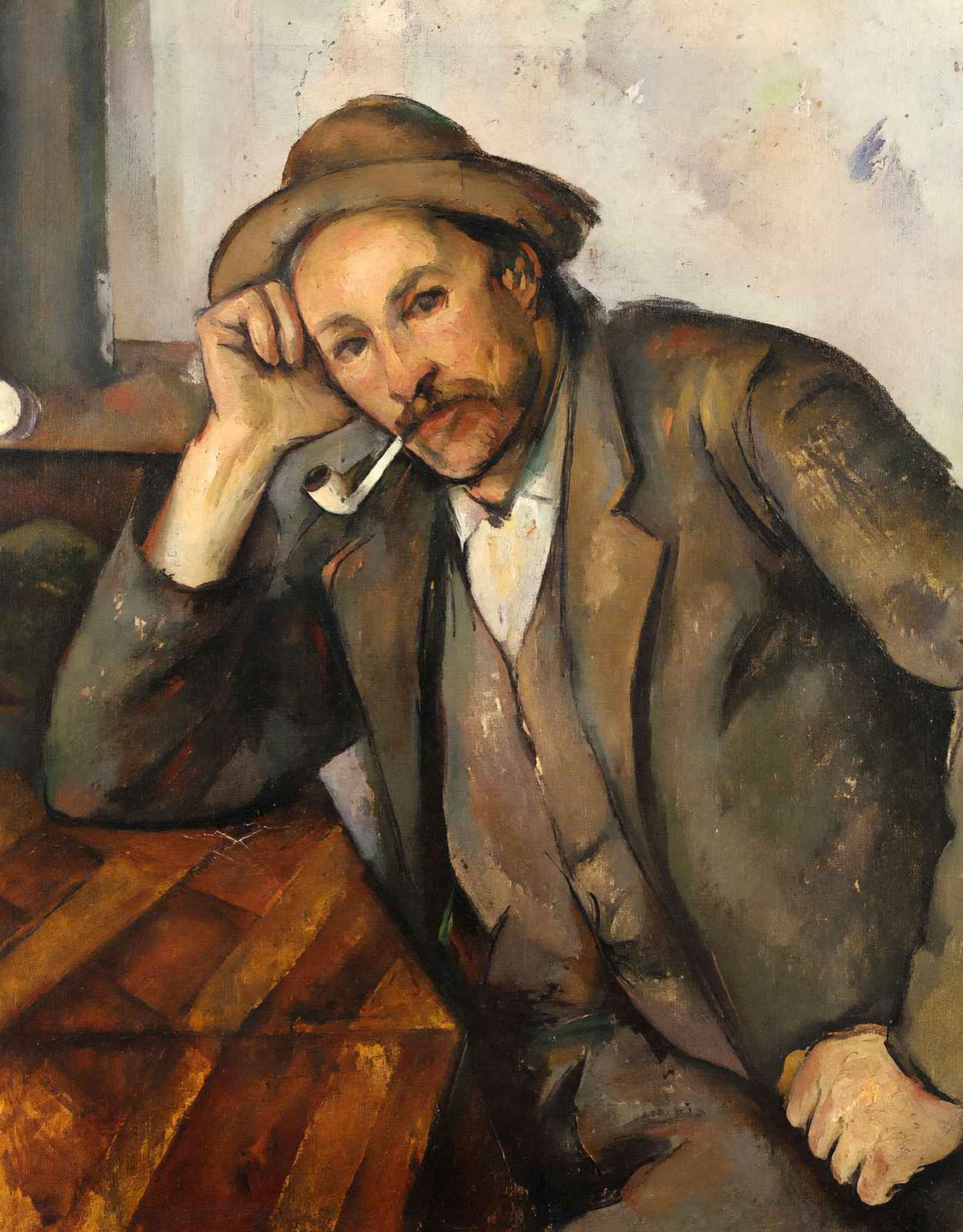 Smoker 1892 Painting by Paul Cezanne Art Print (6 Sizes) - Archival Paper