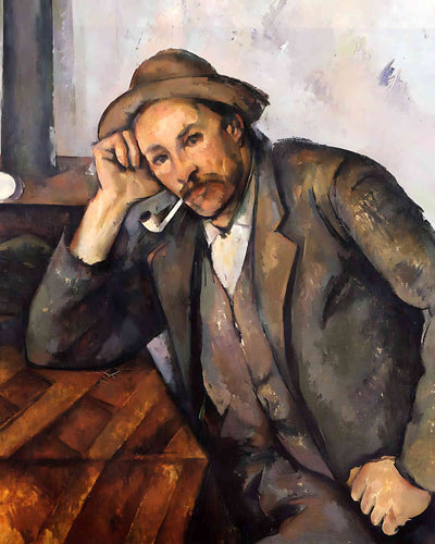 Smoker Painting by Paul Cezanne 8x10" Art Print (Archival Paper)