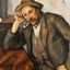 Smoker art print by Paul Cezanne (1892)