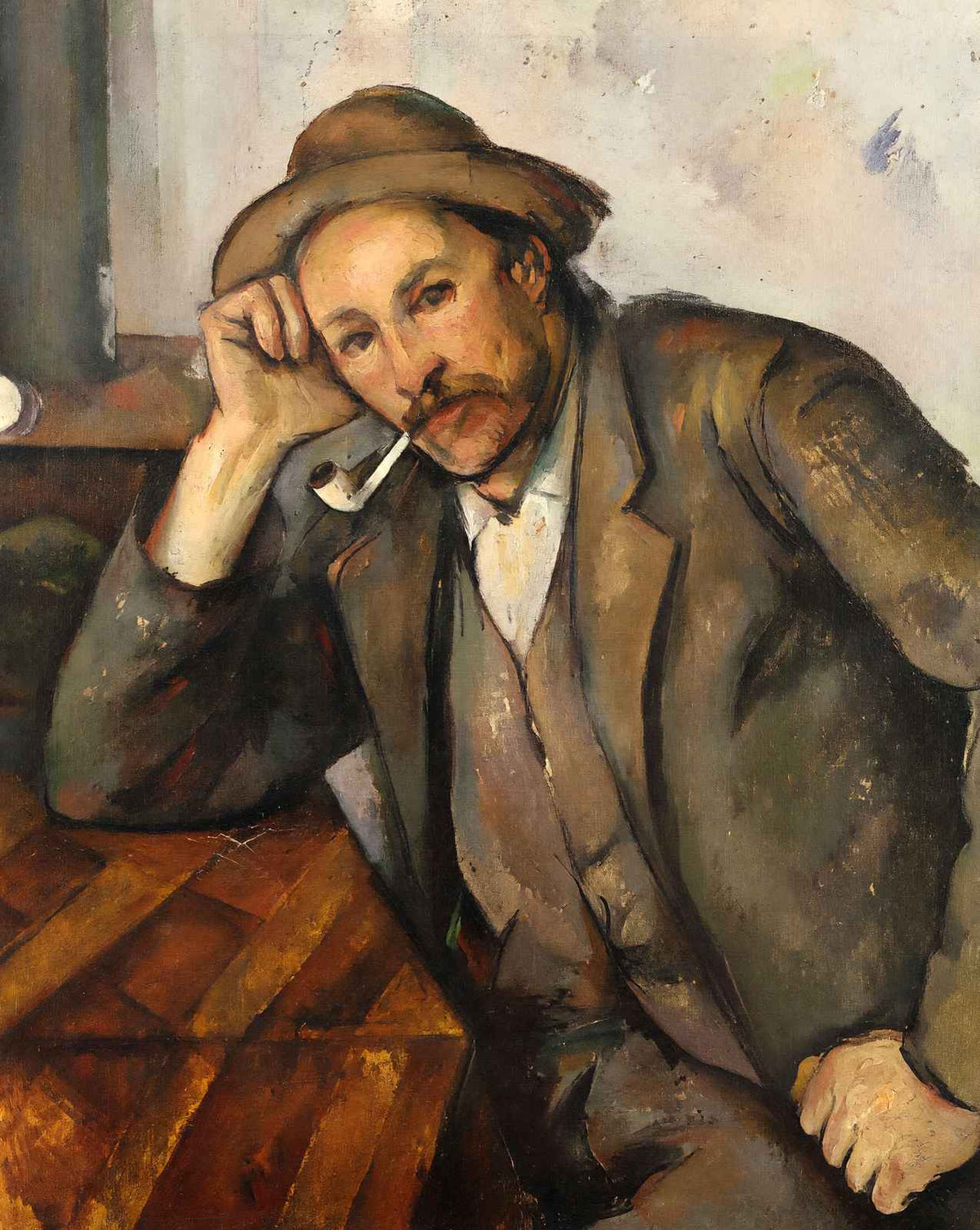 Smoker art print by Paul Cezanne (1892)