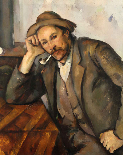 Smoker art print by Paul Cezanne (1892)
