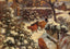Snow Effect in Montfoucault 1882 by Camille Pissarro Art Print (6 Sizes)