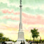 Soldiers Monument Dayton Ohio in 1906 Vintage Print (7 Sizes) - Premium Print