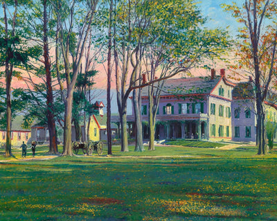 Soldiers Home in Bennington in 1907 art print