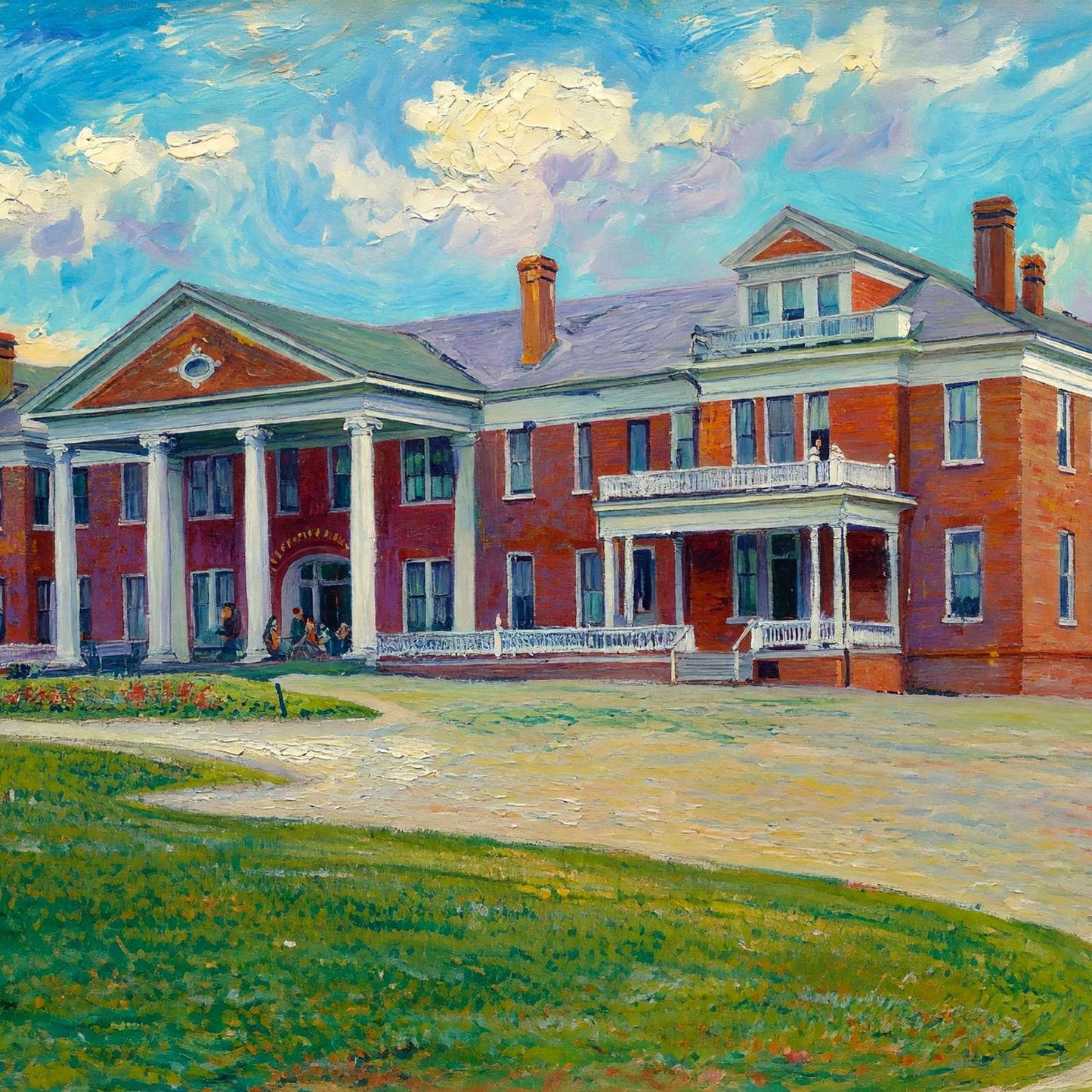 Soldiers Home Atlanta in 1905 Art Print (7 Sizes) - Acid Free