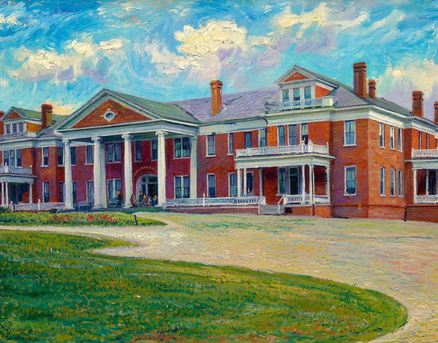 Soldiers Home Atlanta in 1905 Art Print (7 Sizes) - Acid Free