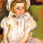 Somone in a White Bonnet Art Print 1901 Painting by Mary Cassatt (6 Sizes)