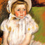 Somone in a White Bonnet Art Print 1901 Painting by Mary Cassatt (6 Sizes)