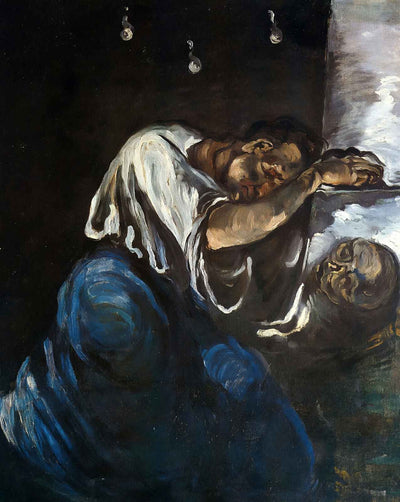 Sorrow fine art print by Paul Cezanne (1867)
