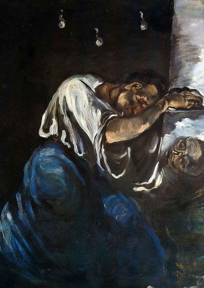 Sorrow 1867 Painting by Paul Cezanne Art Print (6 Sizes) - Premium Print