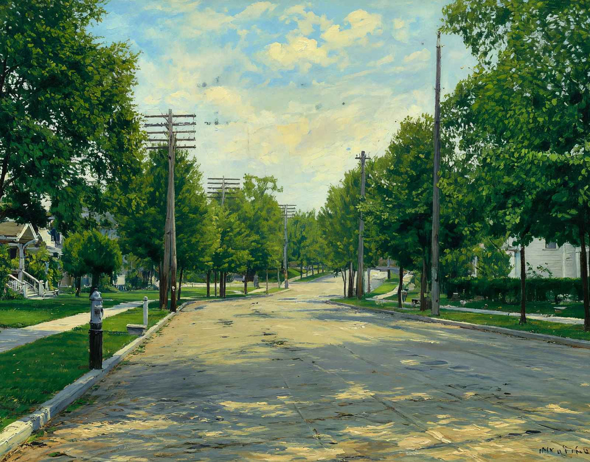 Chapin Park Entrance South Bend Art Print (7 Sizes) - Retouched