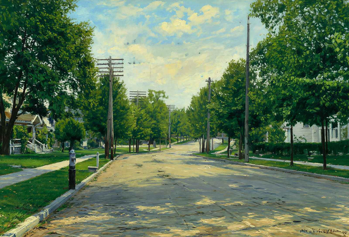 Chapin Park Entrance South Bend Art Print (7 Sizes) - Retouched
