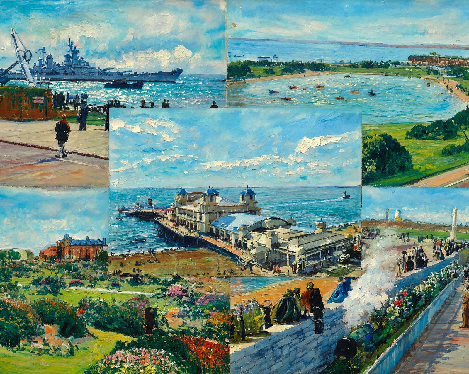 Southsea 1949 art print