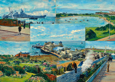 Southsea in 1949 Art Print (7 Sizes) - Reproduction