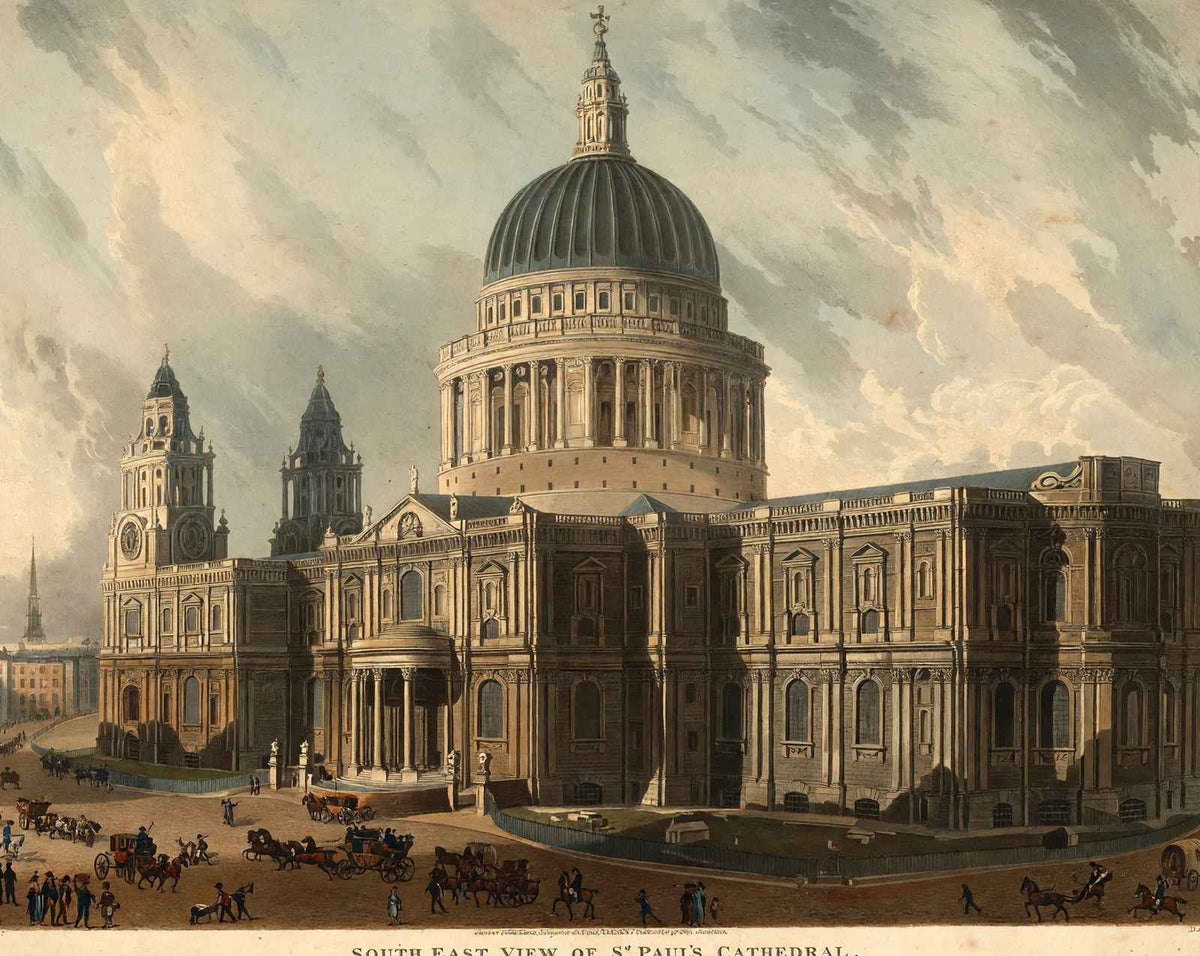 South East View of St. Paul's Cathedral painting