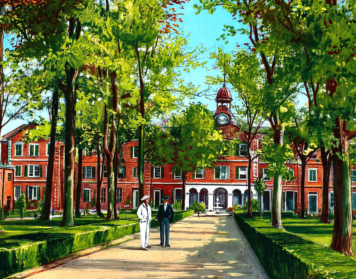 Spring Hill College Mobile Alabama in 1909 Vintage Print (7 Sizes) - Acid Free