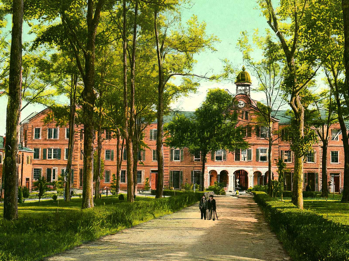 Spring Hill College Mobile Alabama in 1906 Vintage Print (7 Sizes)