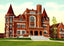 Knights of Pythias Orphans Home Springfield in 1907 Vintage Print (7 Sizes)
