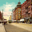 Main Street in 1904 Vintage Print (7 Sizes) - High Quality