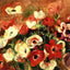 Spray of Anemones Painting by Pierre-Auguste Renoir Fine Art Print (6 Sizes)