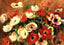 Spray of Anemones Painting by Pierre-Auguste Renoir Fine Art Print (6 Sizes)