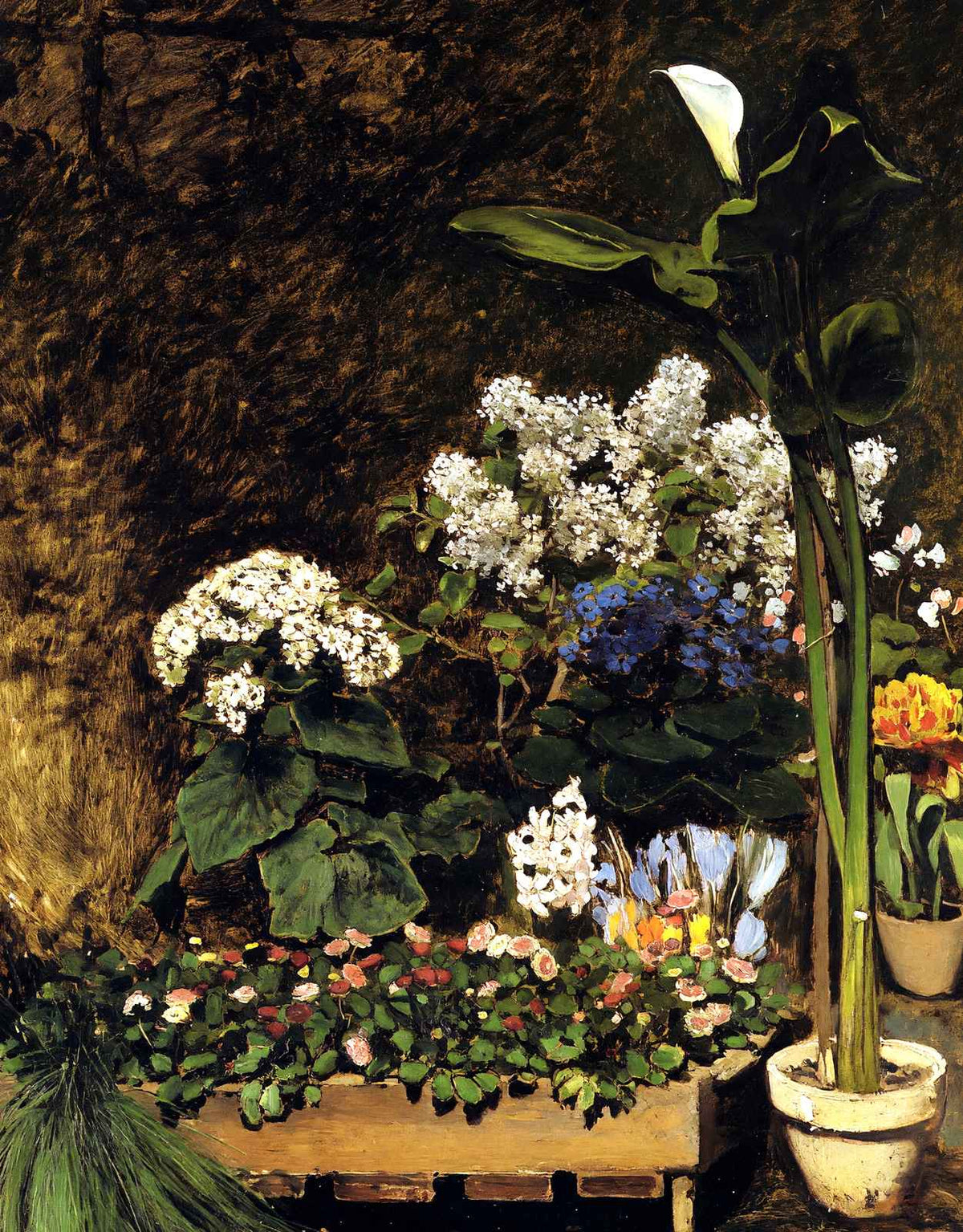 Spring Flowers Art Print 1864 Painting by Pierre-Auguste Renoir (6 Sizes)