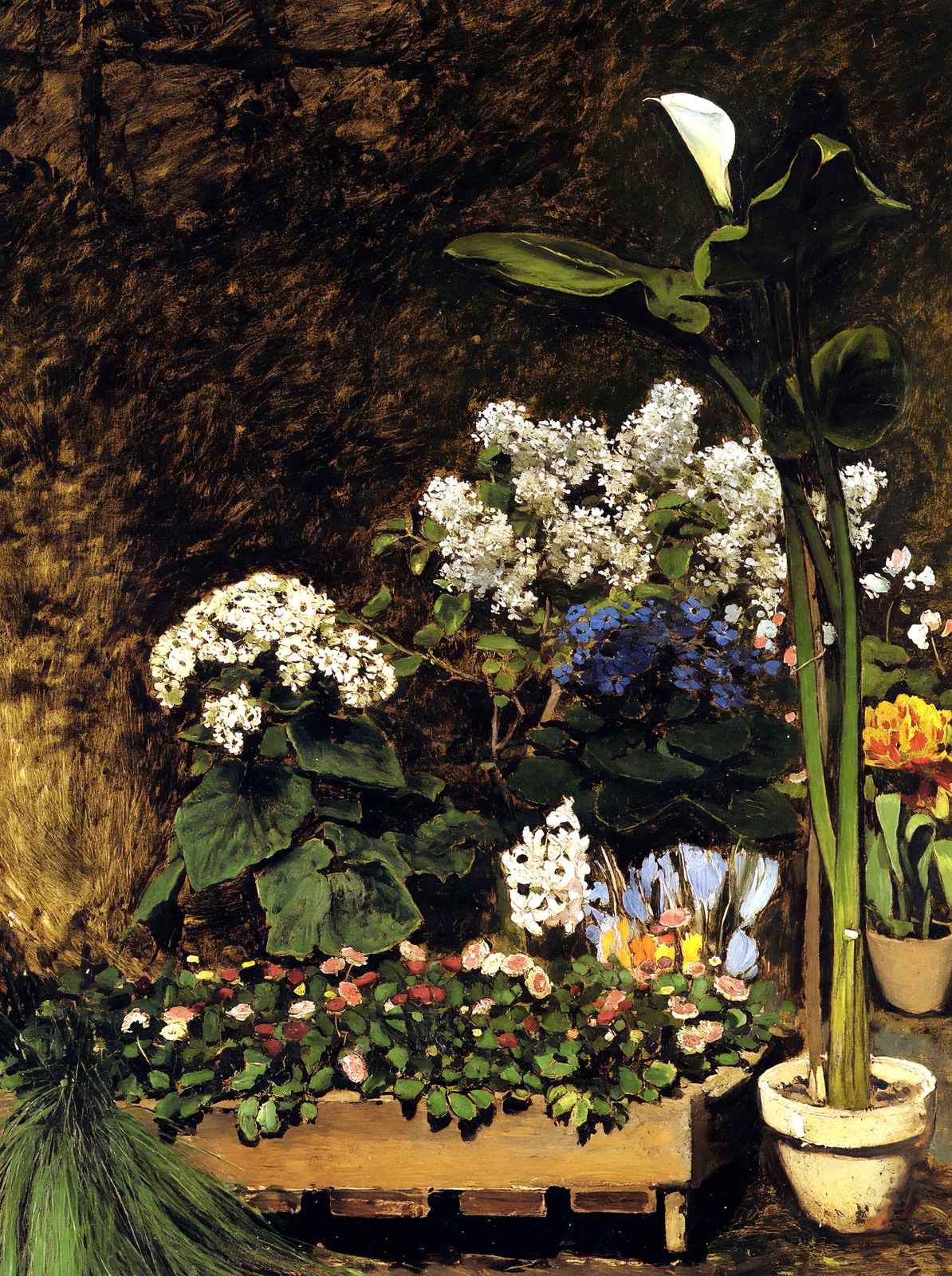 Spring Flowers Art Print 1864 Painting by Pierre-Auguste Renoir (6 Sizes)