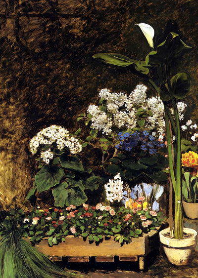 Spring Flowers Art Print 1864 Painting by Pierre-Auguste Renoir (6 Sizes)