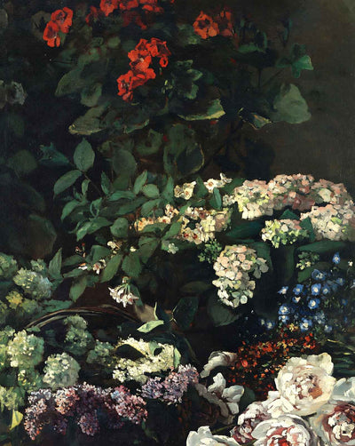 Spring Flowers fine art print by Claude Monet (1864)