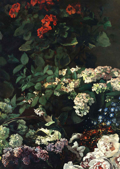 Spring Flowers Art Print 1864 Painting by Claude Monet (6 Sizes)