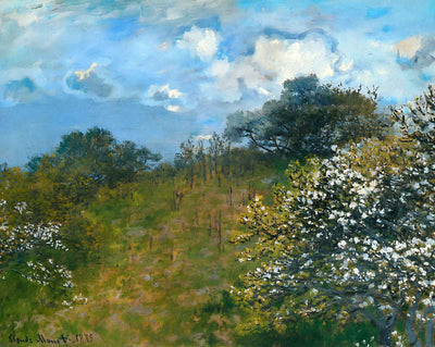 Springtime painting by Claude Monet (1873)