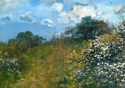 Springtime Fine Art Print 1873 Painting by Claude Monet (6 Sizes)