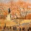 Square Du Vert Galant, Sunny Morning 1902 by Pissarro Art Print (6 Sizes)