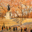 Square Du Vert Galant, Sunny Morning 1902 by Pissarro Art Print (6 Sizes)