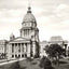 State Capitol Springfield Illinois in 1907 Restored Photo Print (7 Sizes)