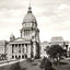 State Capitol Springfield Illinois in 1907 Restored Photo Print (7 Sizes)