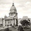 State Capitol Springfield Illinois in 1907 Restored Photo Print (7 Sizes)