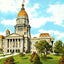 State Capitol Springfield Illinois in 1907 Vintage Print (7 Sizes)