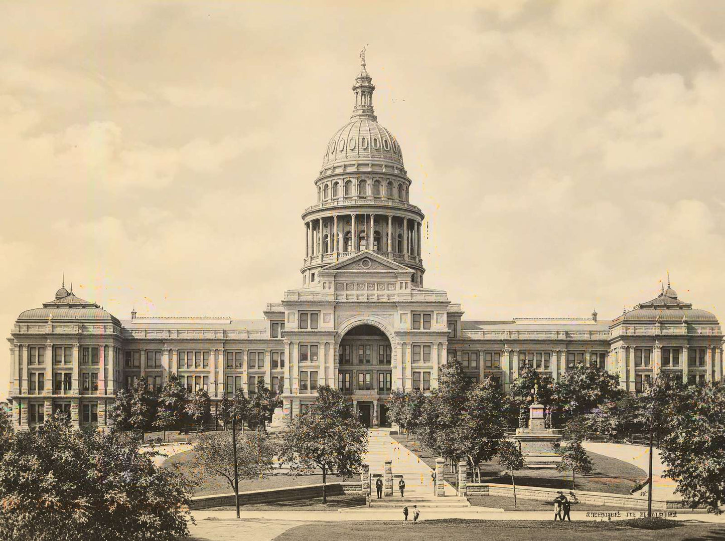 State Capitol Austin in 1907 Vintage Print (7 Sizes) - Premium Print