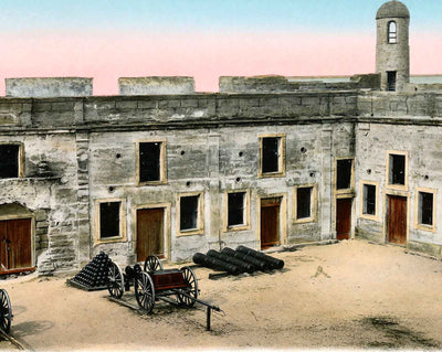 Interior of Fort Marion