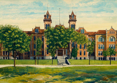State Normal School Mankato MN in 1906 Art Print (7 Sizes) - Archival Paper
