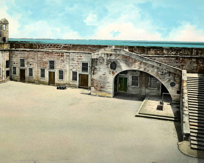 Interior of Fort Marion